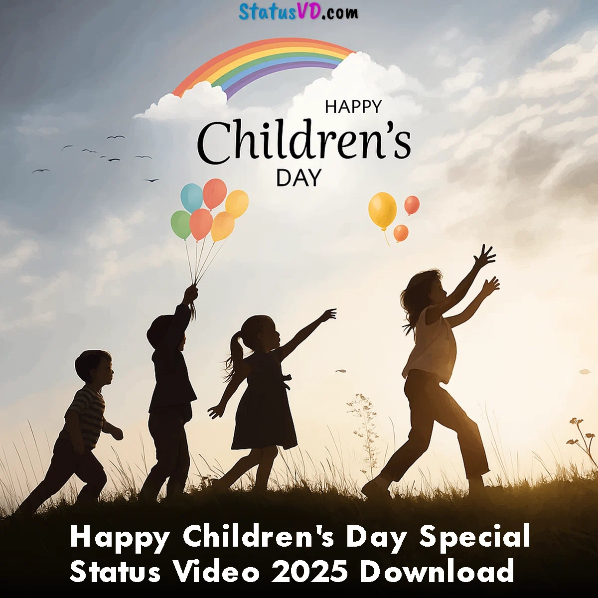 Happy Children's Day Special Status Video 2025 Download