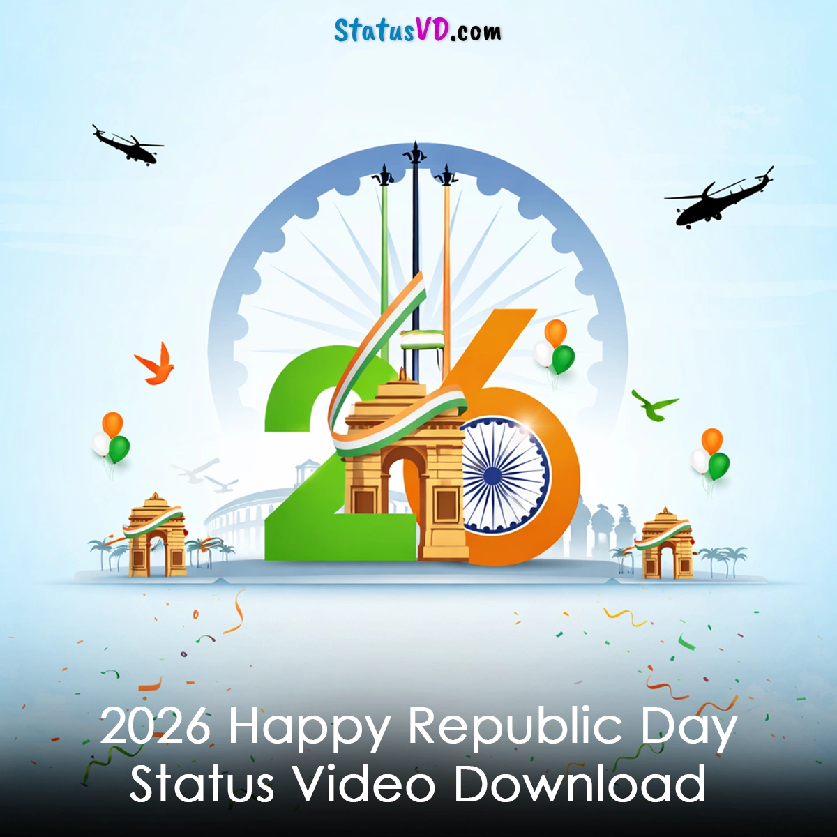 2026 Happy Republic Day Status Video Download
