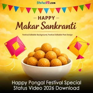 Happy Pongal Festival Special Status Video 2026 Download